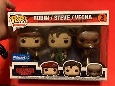 Funko Pop Stranger Things Steve, Robin and Vecna 3 Pack Walmart Exclusive picture