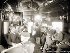 Passengers on the Chicago & Alton Railroad - c1900 - Historic Photo Print picture