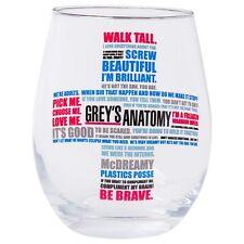 Grey's Anatomy Tear Drop Wine Glass You're My Person 20oz ABC Signature NEW picture