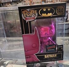 Funko Pop  Batman Pink Chrome #144 NYCC Comic Con LE 1500 Mint/NM  picture