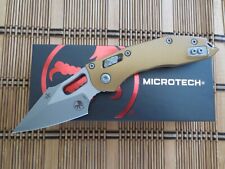 MICROTECH MANUAL STITCH Ram-Lok Tan Fluted Aluminum M390MK Apocalyptic picture