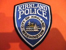 Collectible Washington Police Patch,Kirkland,New picture