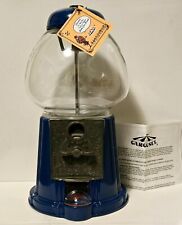 RARE Vintage 1985 Carousel Gumball Candy Vending Machine, Blue, 15” NEW picture