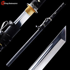 Black Ninjato T10 High Carbon Steel Japanese Ninja Sharp Straight Sword Fulltang picture