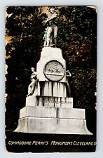 Postcard Ohio Cleveland OH Commodore Perry Monument 1914 Posted Divided Back picture
