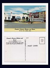 OHIO LISBON CROSSER'S SERVICE STATION DINER US ROUTE 30 LINCOLN HWY CIRCA 1952 picture
