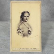 Antique CDV  Carte De Visite Young Princess of Wales Alexandra 1860-1869 picture