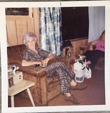 VTG 1974 PHOTO Grey Fox LADY LOUISE Wears Leopard Print Outfit In HONESDALE PA picture