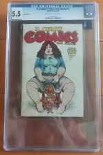 R. Crumbs and stories #1 1969 CGC Graded 5.5 sixth printing Rip Off Press LOOK picture