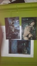 Luis Royo Prohibited Book Postcard set of 3 RARE picture