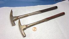 2 Antique Strap Style TACK HAMMERS #11 And #15 G CARL KRAH -Patina picture