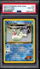 PSA 10 Misty's Seel 2000 Pokemon Card 91/132 1st Edition Gym Challenge picture