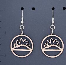 Fire Mountain Scout Camp earrings, Mt. Baker Council, Boy Scouts of America picture