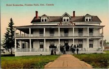 1910. HOTEL KAWARTHA, FENELON FALLS, ONT CANADA. POSTCARD II9 picture