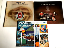 1973  FORD: BETTER IDEAS: THREE CAR / AUTO BROCHURES  (3 ITEMS) picture