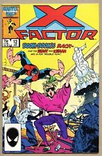 X-Factor #12-1987 nm- 9.2 Marvel X-Men X Men 1st Fallen Angels Make BO picture