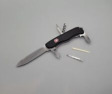 Victorinox 111mm Picnicker Swiss Pocket Knife - Black - Liner Lock - Corkscrew picture