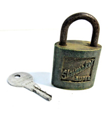 Vintage  Slaymaker  Super Padlock Lock With Original Key USA #Q  picture
