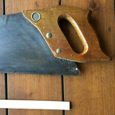 EC Atkins & CO Saw 26 inch Blade Wood Handle Made in USA Vintage Carpenter Tool  picture