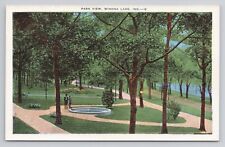 Postcard Park View Winona Lake Indiana picture