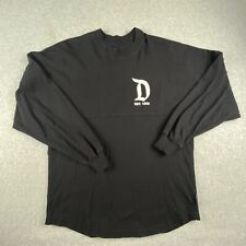 Disneyland Resort Spirit Jersey XS Black Crew Neck Long Sleeve Spell Out Classic picture