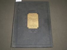 1931 THE NUGGET BUTLER HIGH SCHOOL YEARBOOK - NICE PHOTOS - YB 1357 picture