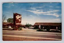 Palo Alto CA-California, Rickey's Studio Inn Hotel, Restaurant, Vintage Postcard picture