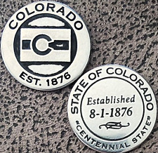 COLORADO STATEHOOD - CENTENNIAL STATE - NATIONAL PARK TYPE TOKEN picture