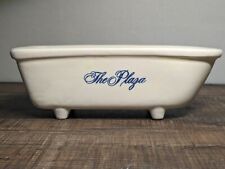 Vintage THE PLAZA HOTEL New York Bathtub Soap Dish 75th Anniversary 1907-1982 picture