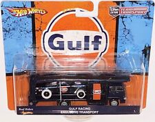 Custom Hot Wheels Team Transport GULF Oil Racing  '55 Chevy Bel Air GASSER picture