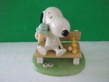 LENOX Peanuts SNOOPY HAPPINESS IS ICE CREAM   SNOOPY WOODSTOCK New in Box w/COA picture