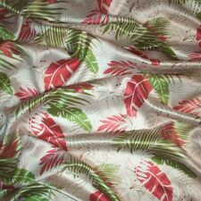 Italian top designer mulberry silk satin fabric Floral Made in Italy Remnant picture