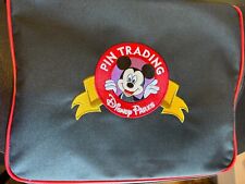 Official Disney Parks Large Pin Trading Bag w/ Strap Embroidered Mickey Logo picture