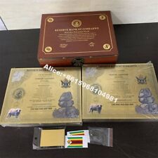 200pc Zimbabwe Gold One Hundred trillion Dollar Bill Gold Banknote Certificate picture