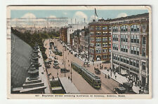 Vtg Postcard 1920 Roxbury Station No 19 Cancel Boston Mass Boylston Street view picture