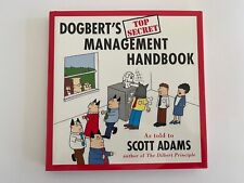 SCOTT ADAMS ~ SIGNED & DRAWING ~ Dogbert's Top Secret Management Handbook picture