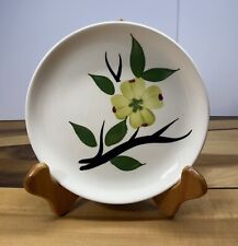 Set Of 12 Vintage Joni China Dixie Dogwood Hand Painted Salad Plates - 6.25