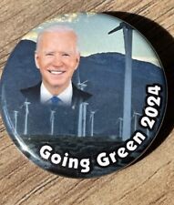 Joe Biden 2024 campaign pin button Going Green 2024 picture