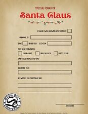 Personalized Santa Letter - Santas Special Form - Christmas - Printable picture