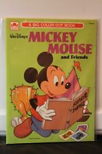 Vintage Walt Disney's Mickey Mouse and Friends Big Coloring & Dot to Dot - New picture