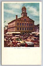 Boston Faneuil Hall Mass C1900's UDB Eagle Souvenir Co Postcard P20 picture