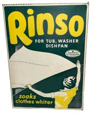 Vintage 1950s Rinso Unopened Clothes Detergent Box Full Classic picture