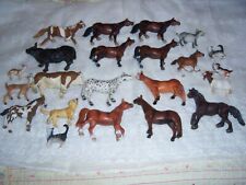 Schleich  Large Lot Farm Animals Bulls Horses Colts Goats Dogs Cats Deer picture