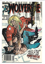 Wolverine #10 (Marvel) 1989 VS Sabretooth 1st Silver Fox Sienkiewicz Cvr (VF/NM) picture