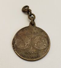 Vintage 1911 Coronation Baratt & Co Sweets are Pure Pendant/Medal  picture