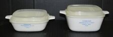 Vintage 1974 1976 Corning Greencastle PA Family Day Small Casserole Dishes Bowls picture