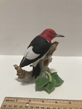 Lenox Garden Birds Red-headed Woodpecker Fine Porcelain Figurine picture