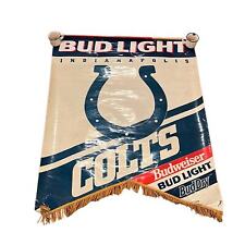 Vintage 94 Budweiser Indianapolis Colts Wall Hanging Fringe picture