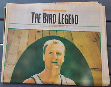 LARRY BIRD - Vintage Tribute Newspaper Section - Boston Globe - 1993 picture
