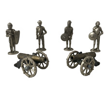 Knights in Armor West Air Cannons Metal 1.5 inch Figurines Role Play Homeschool picture